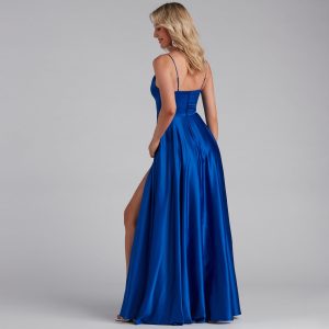 Juliet Formal High Slit Dress - Image 14