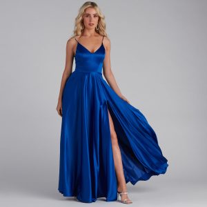 Juliet Formal High Slit Dress - Image 16