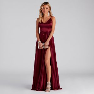 Juliet Formal High Slit Dress - Image 11