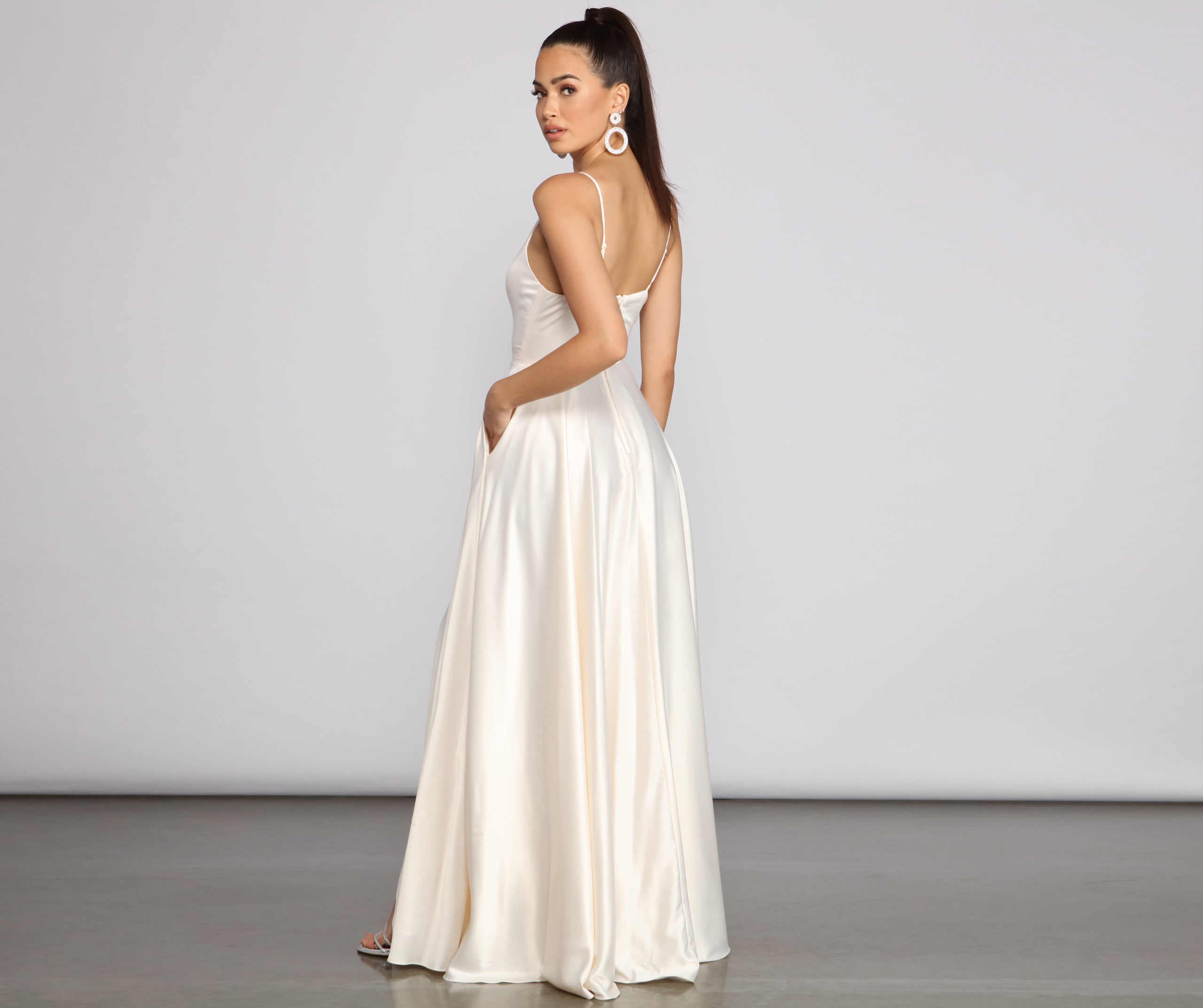 Juliet Formal High Slit Dress - Image 26