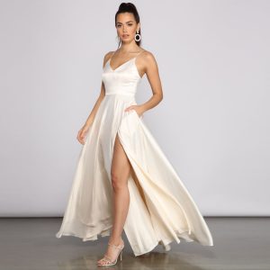 Juliet Formal High Slit Dress - Image 27