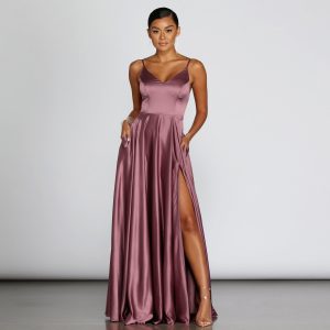 Juliet Formal High Slit Dress - Image 49