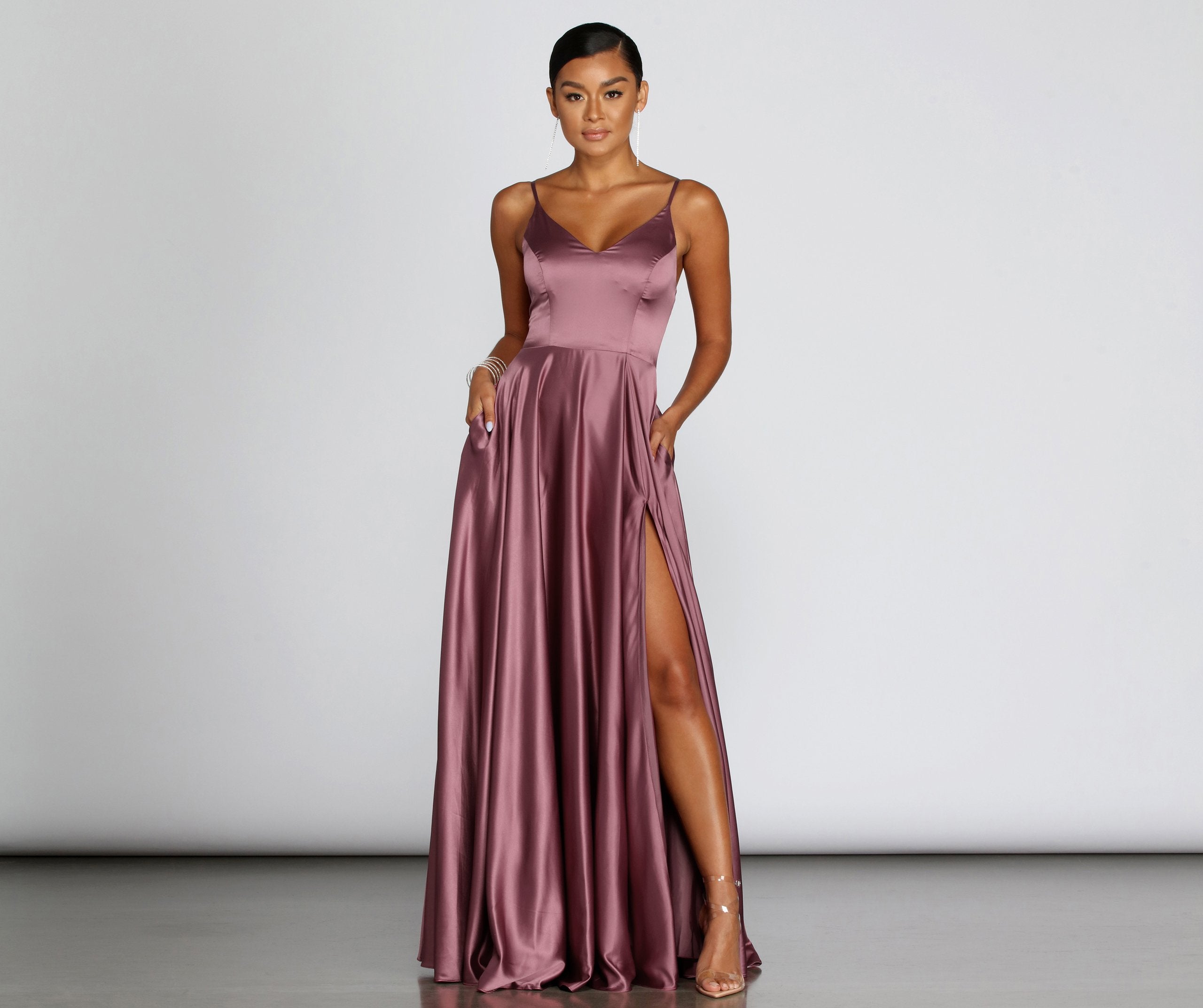 Juliet Formal High Slit Dress - Image 49