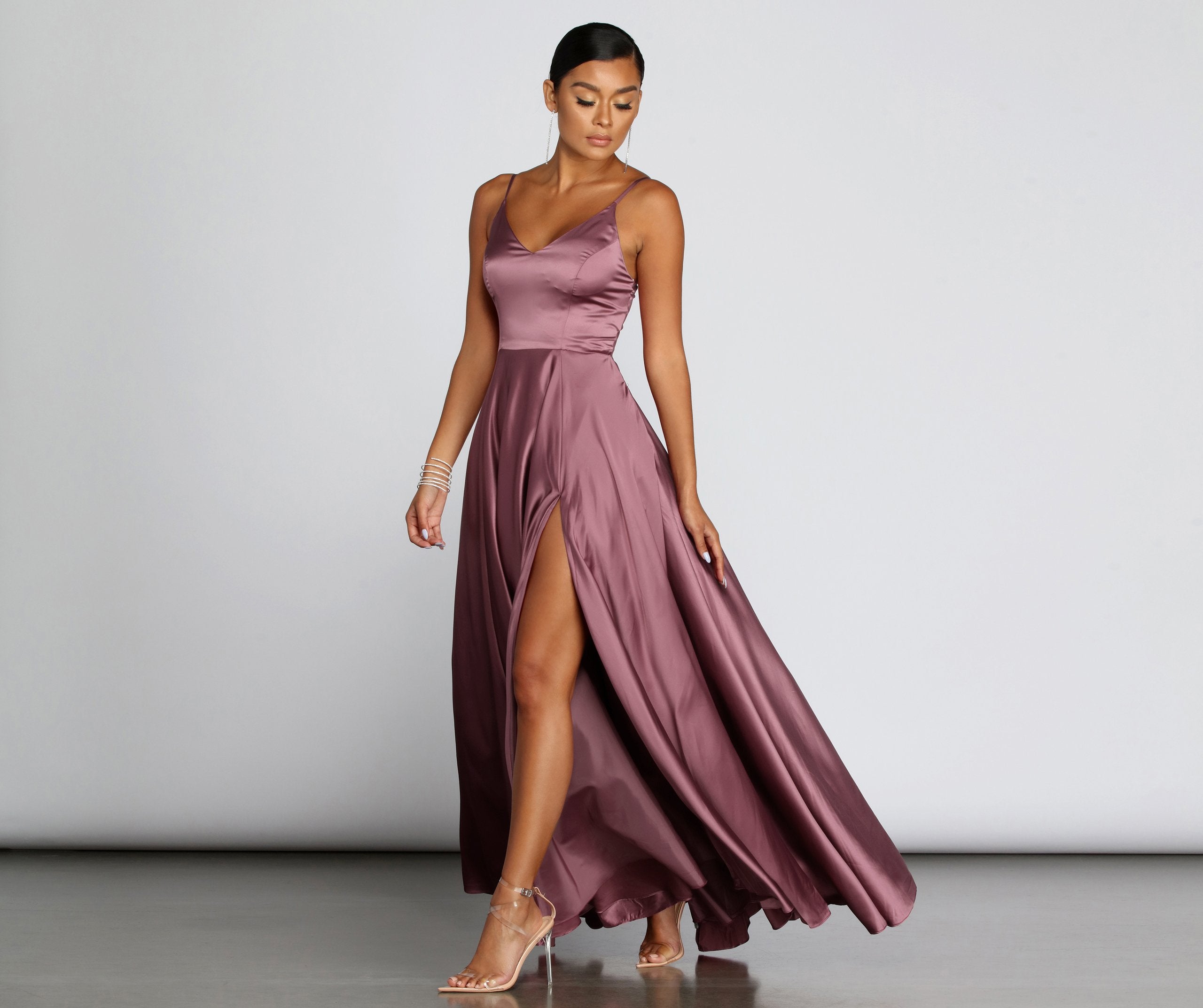 Juliet Formal High Slit Dress - Image 59