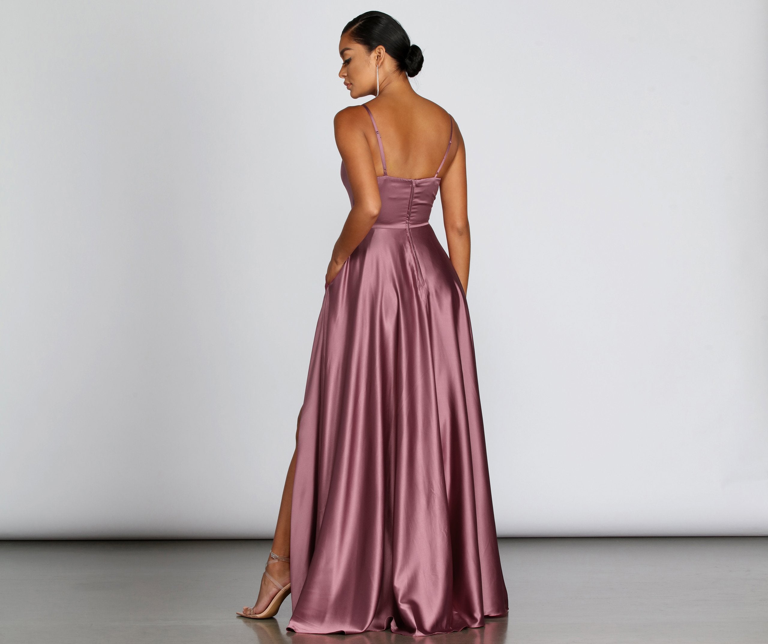 Juliet Formal High Slit Dress - Image 64