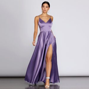Juliet Formal High Slit Dress - Image 48