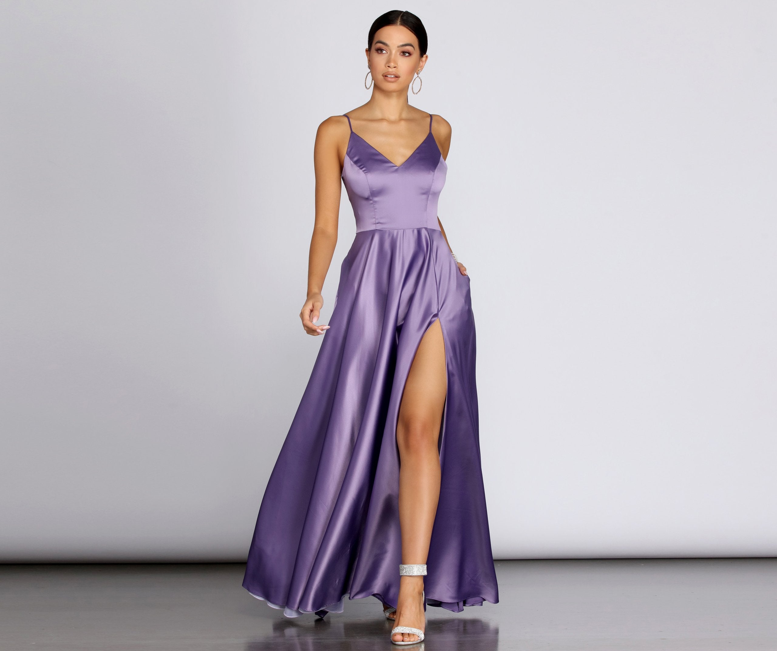 Juliet Formal High Slit Dress - Image 48