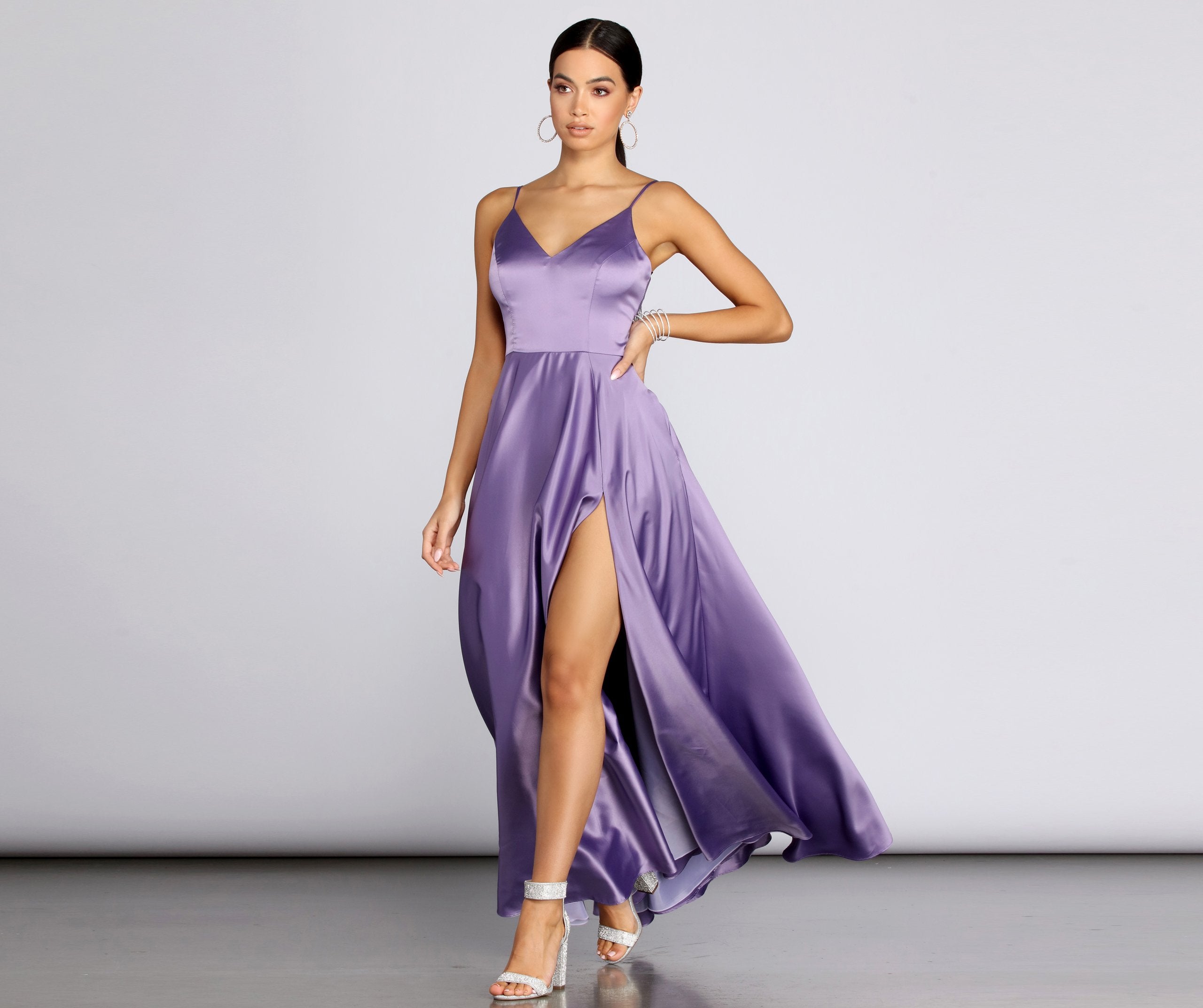 Juliet Formal High Slit Dress - Image 53
