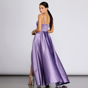 Juliet Formal High Slit Dress - Image 63