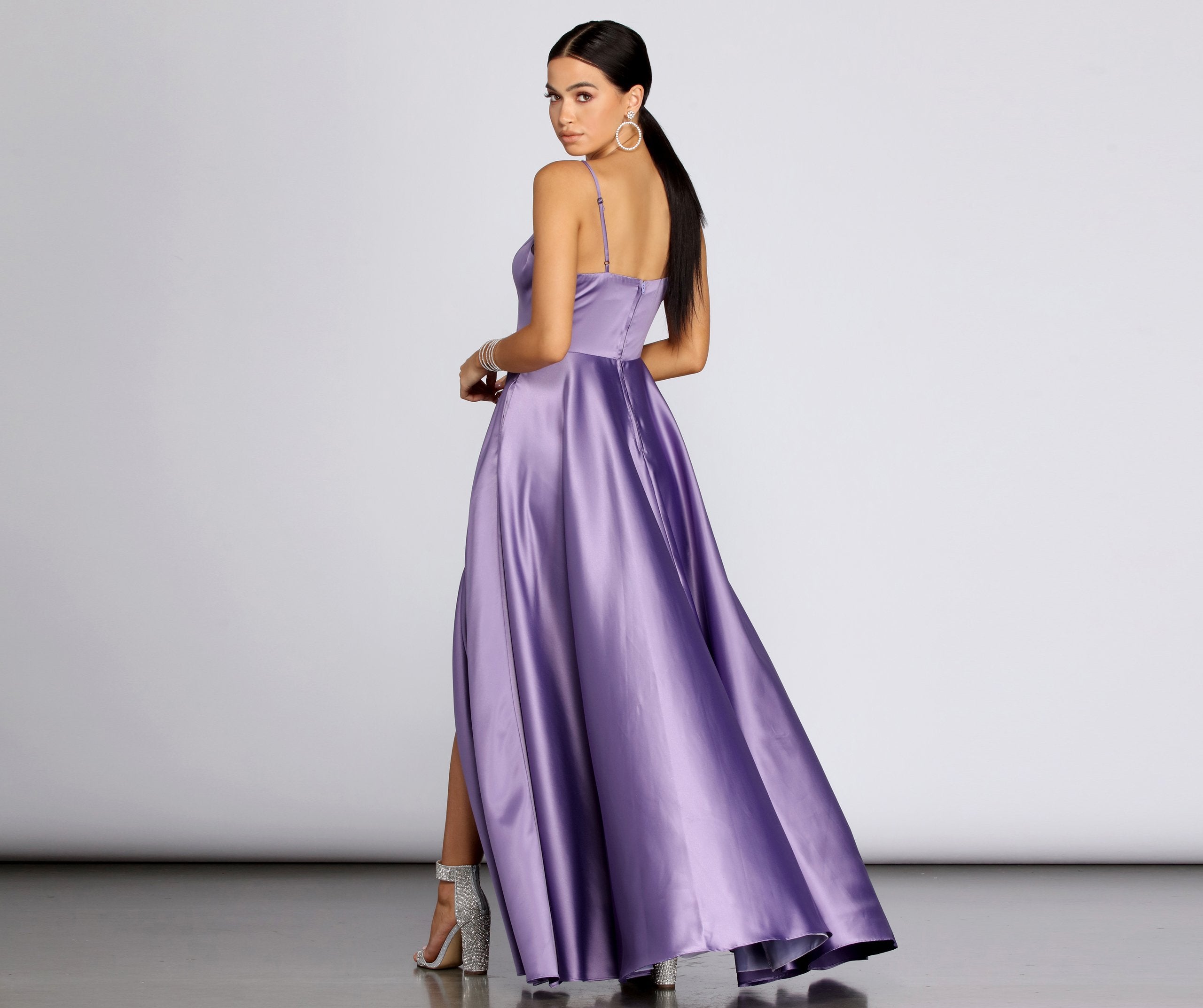 Juliet Formal High Slit Dress - Image 63