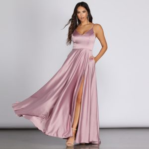 Juliet Formal High Slit Dress - Image 6