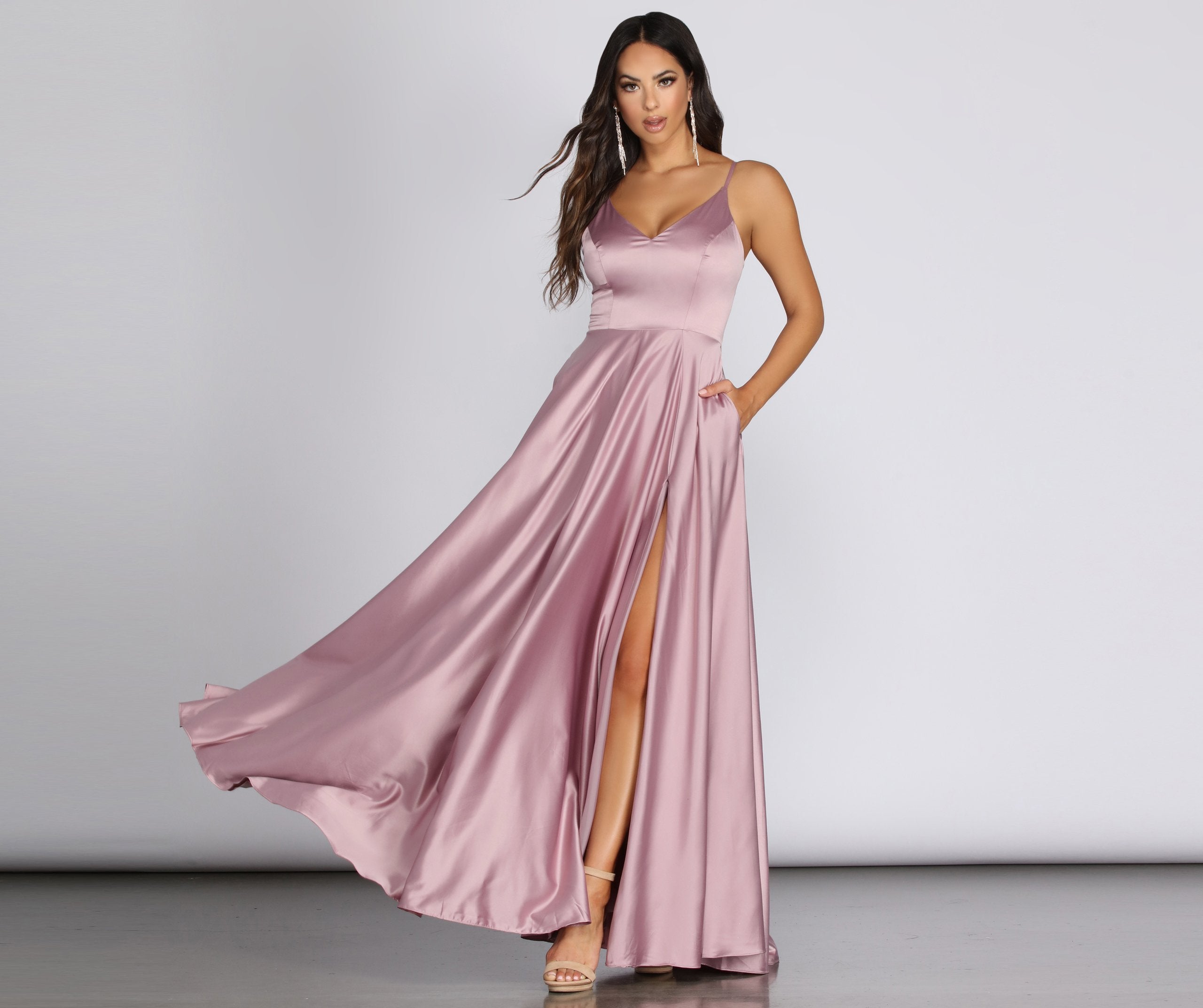 Juliet Formal High Slit Dress - Image 6
