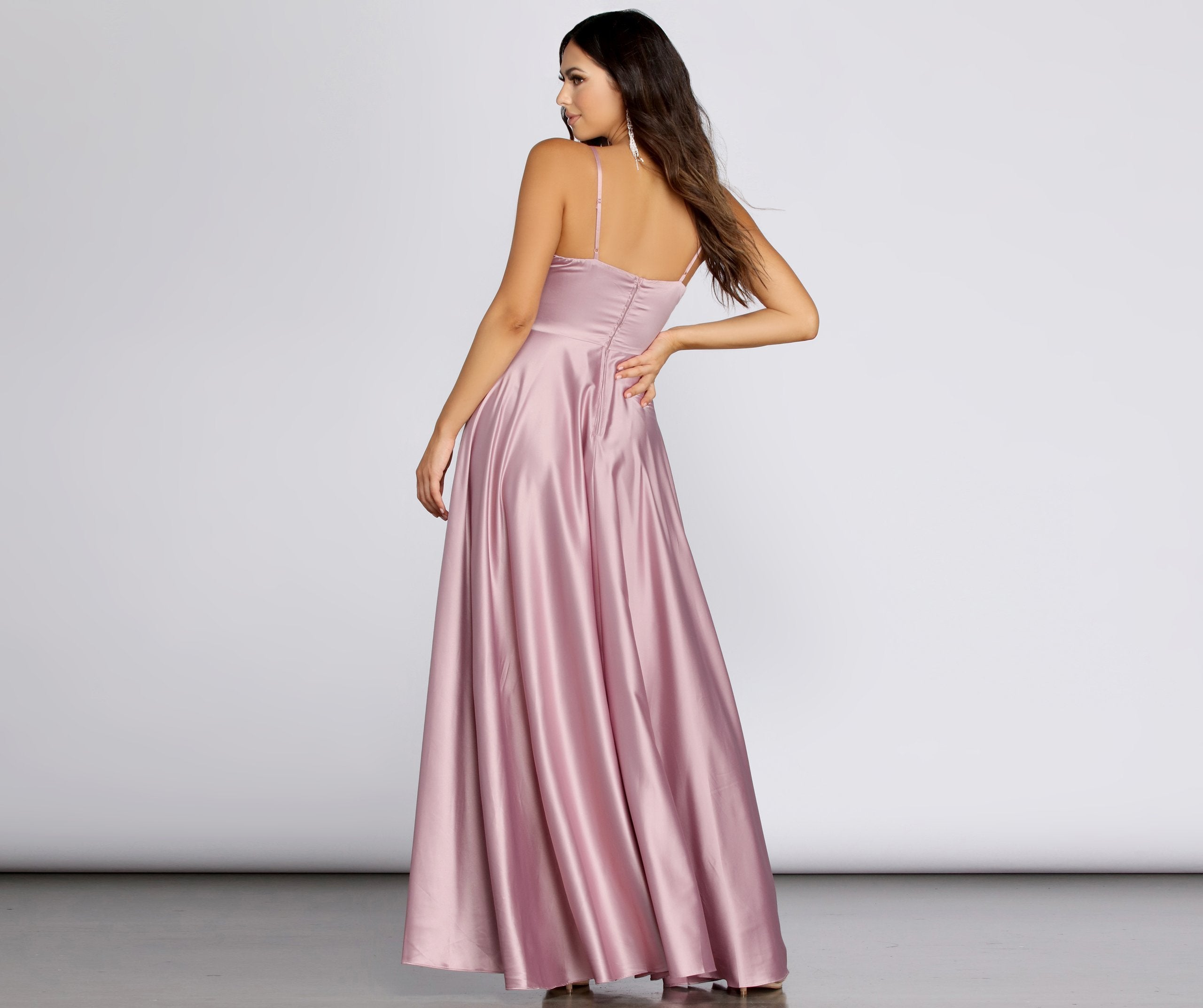 Juliet Formal High Slit Dress - Image 8