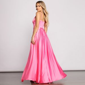 Juliet Formal High Slit Dress - Image 50