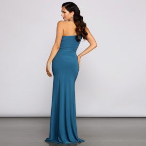 Janie Formal One Shoulder Dress - Image 2