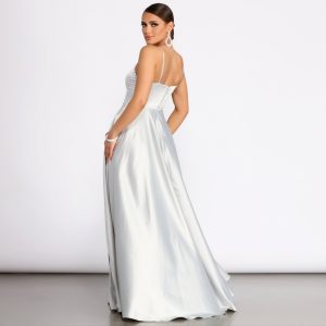 Juliet Formal High Slit Dress - Image 51