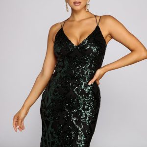 Lila Formal Open-Back Sequin Mermaid Dress - Image 8