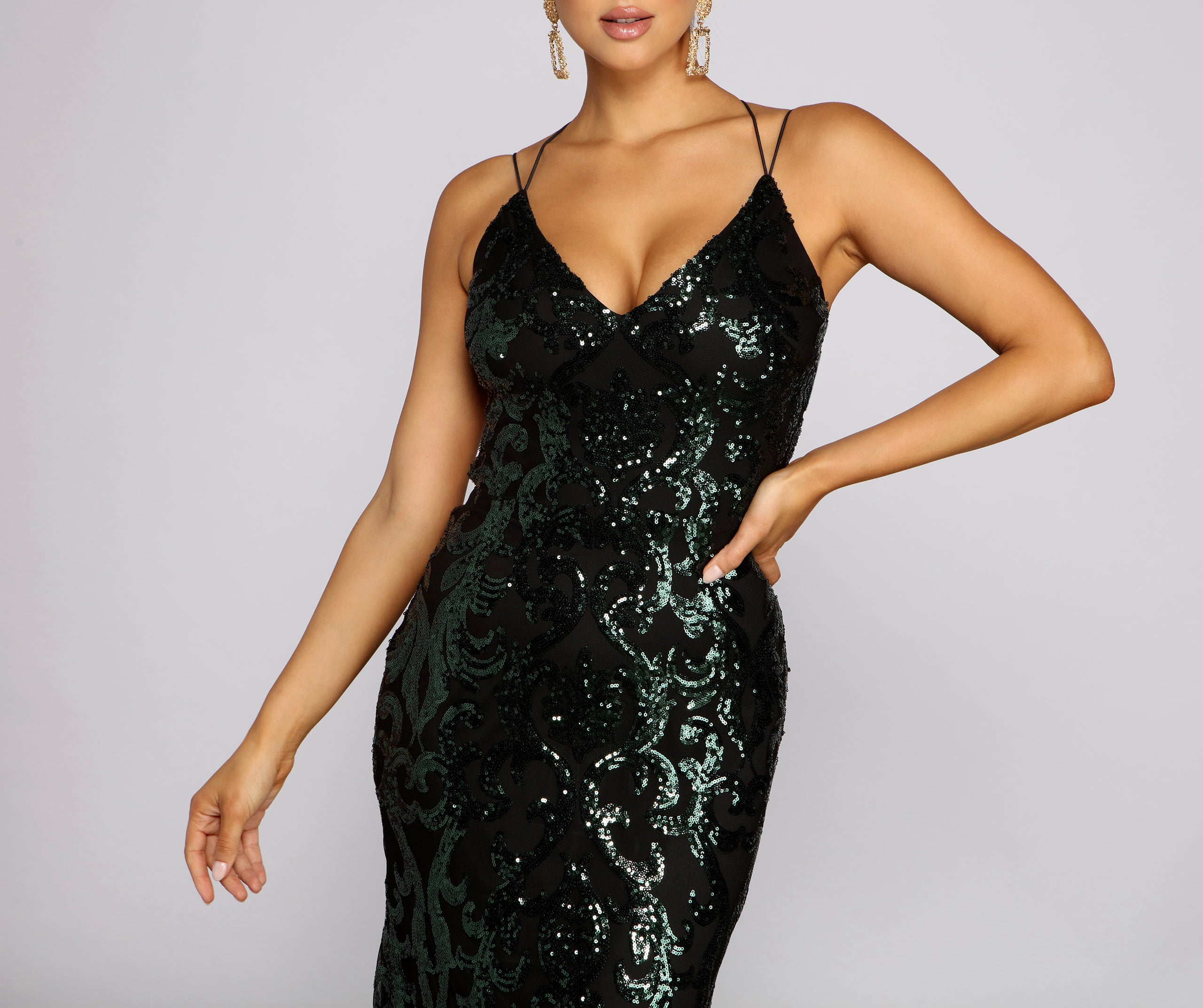 Lila Formal Open-Back Sequin Mermaid Dress - Image 8