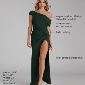 Kaleigh Off Shoulder Dress - Image 6