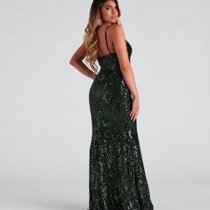 Fritzy Sequin Mermaid Dress - Image 8