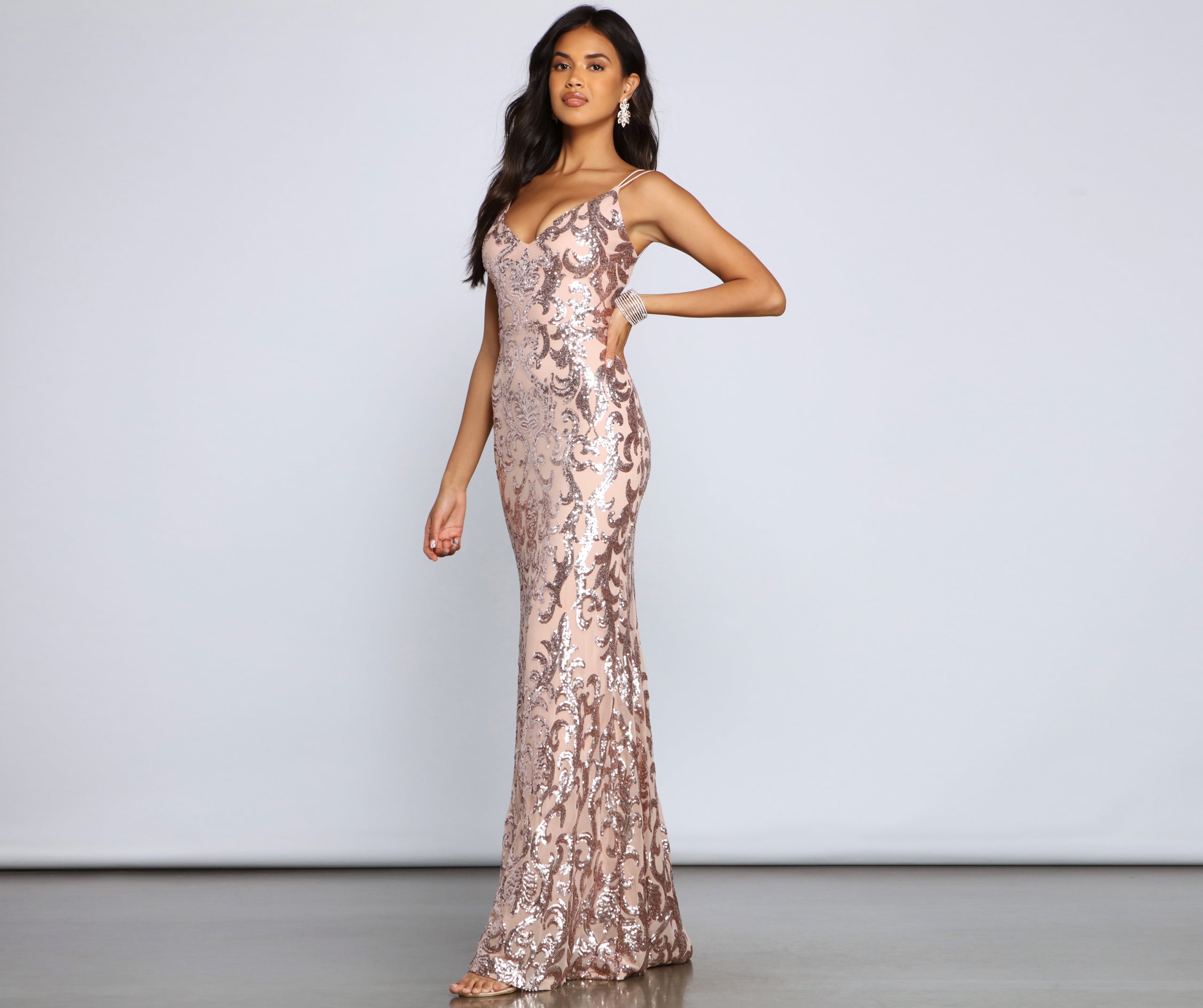 Lila Formal Open-Back Sequin Mermaid Dress - Image 23