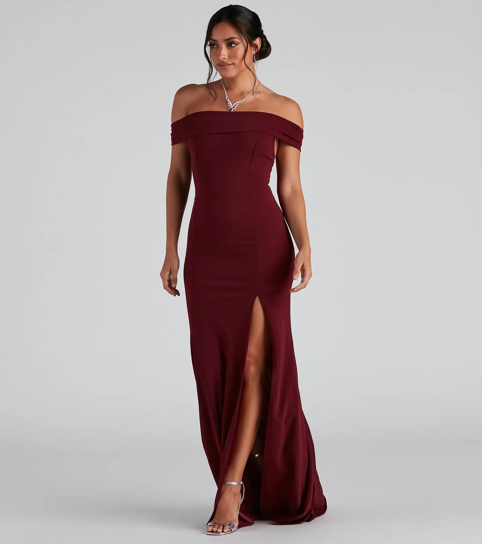 Layci Formal High Slit Dress - Image 11