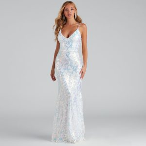Lila Formal Open-Back Sequin Mermaid Dress - Image 33