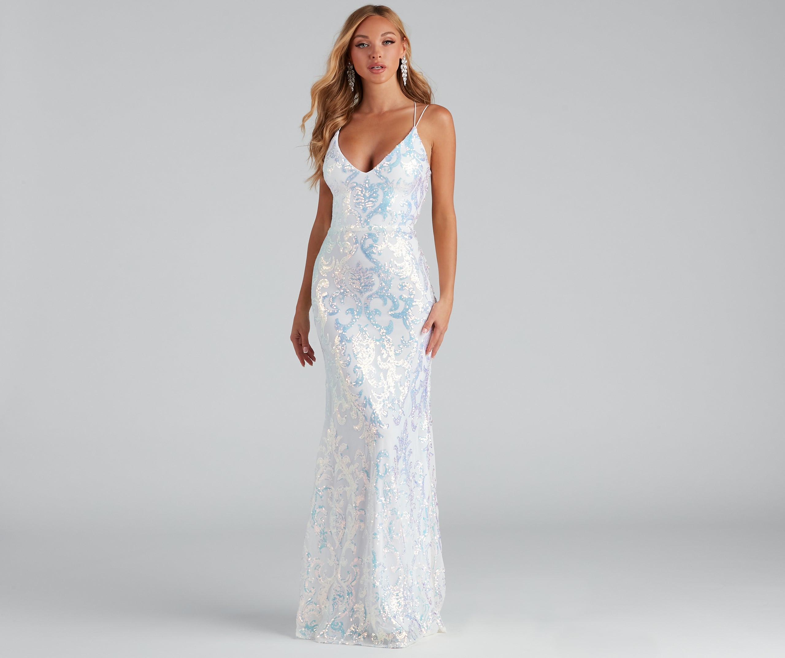 Lila Formal Open-Back Sequin Mermaid Dress - Image 33