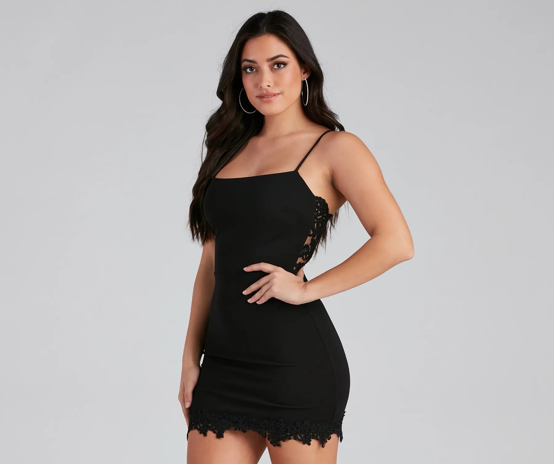 Annabelle Knit Satin Formal Dress - Image 9