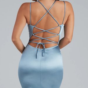 Heidi Formal Lattice Dress - Image 3