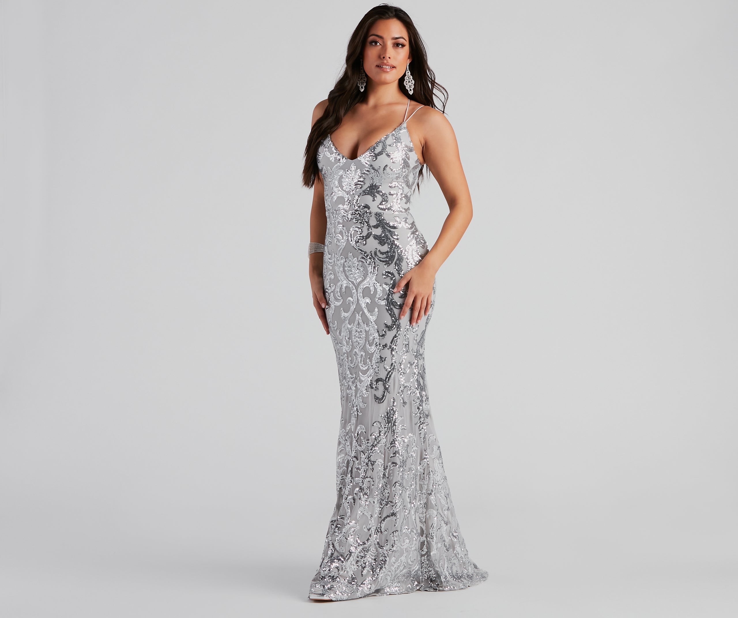 Lila Formal Open-Back Sequin Mermaid Dress - Image 38