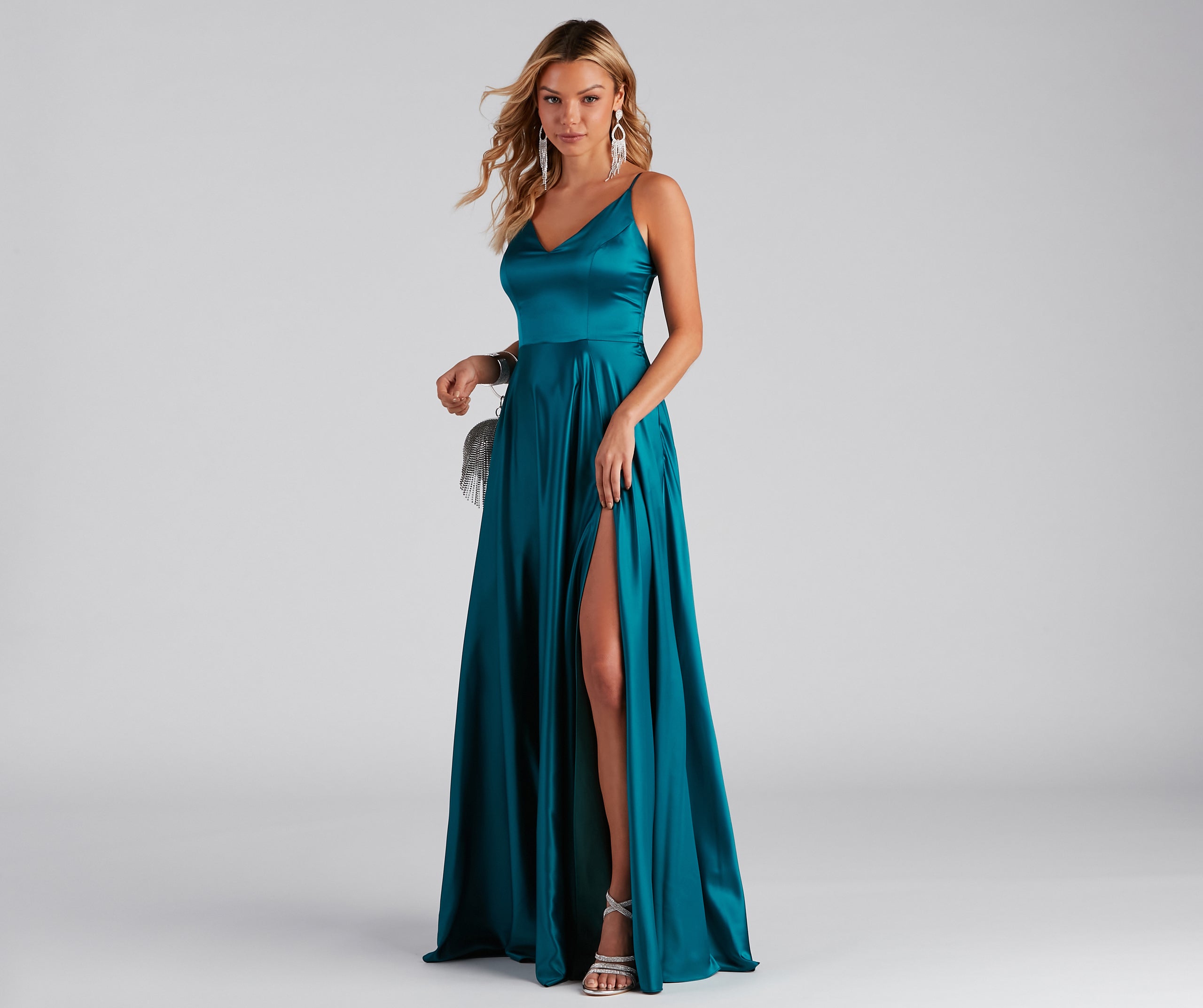 Juliet Formal High Slit Dress - Image 3