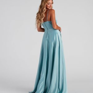 Juliet Formal High Slit Dress - Image 42