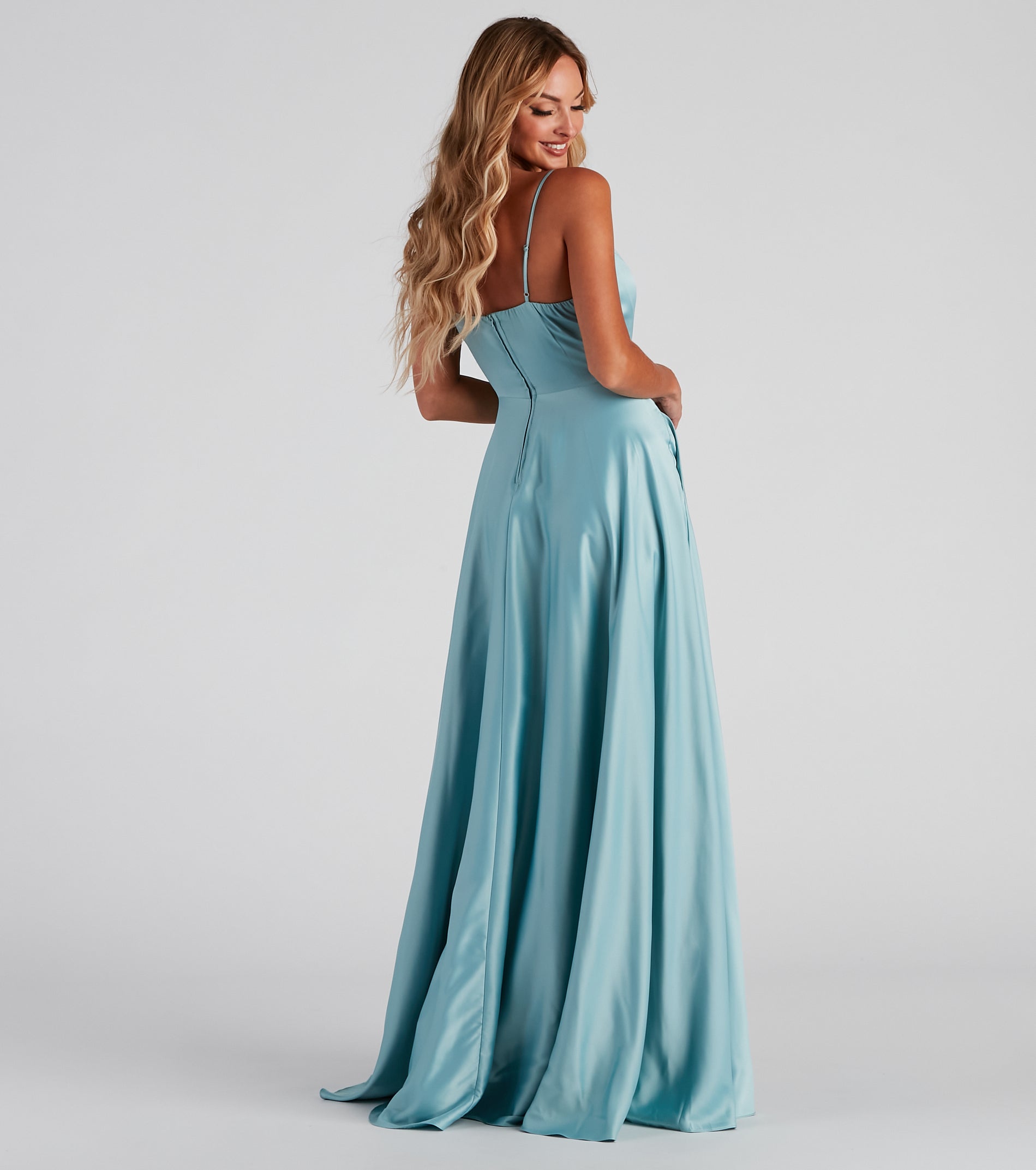 Juliet Formal High Slit Dress - Image 42