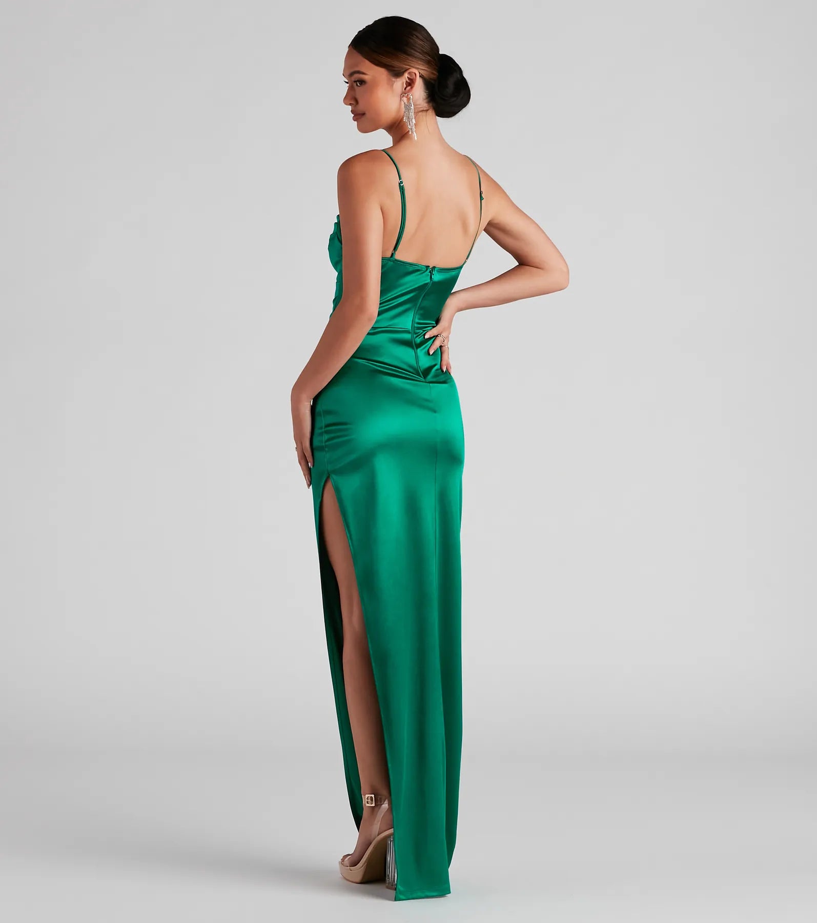 Carmella High Slit Corset Dress - Image 18