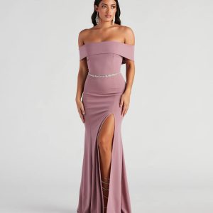 Layci Formal High Slit Dress - Image 17