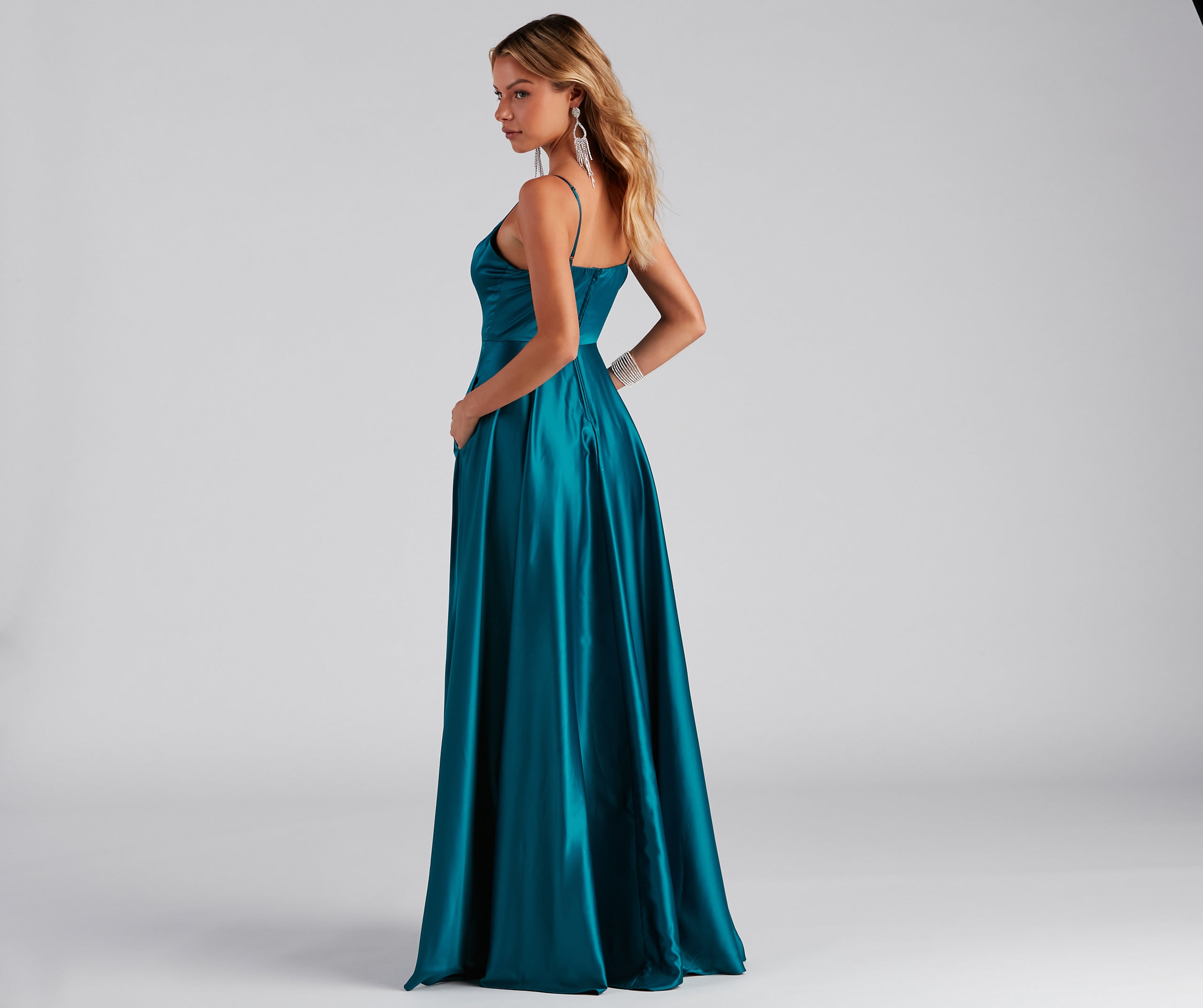 Juliet Formal High Slit Dress - Image 71
