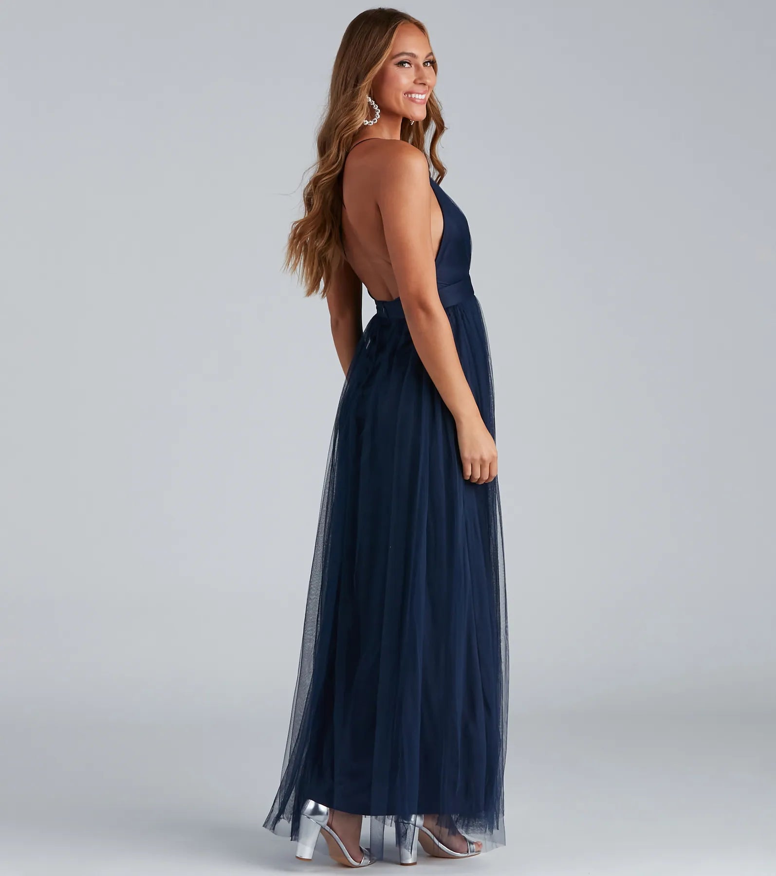 Elisabeth Pleated Tulle Formal Dress - Image 15