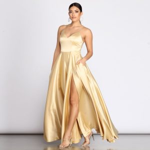 Juliet Formal High Slit Dress - Image 21