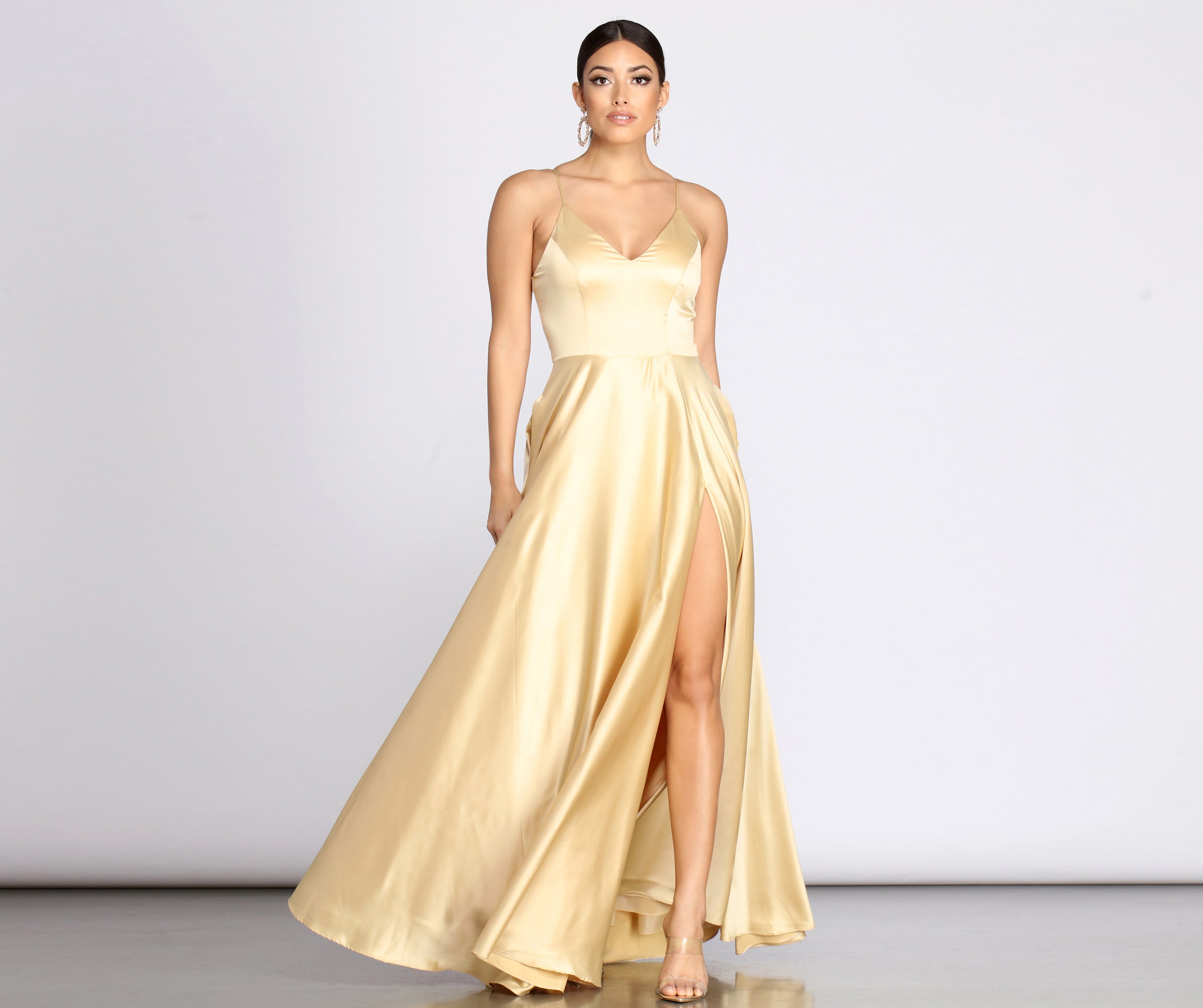 Juliet Formal High Slit Dress - Image 23