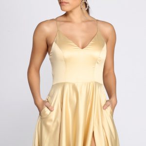 Juliet Formal High Slit Dress - Image 24