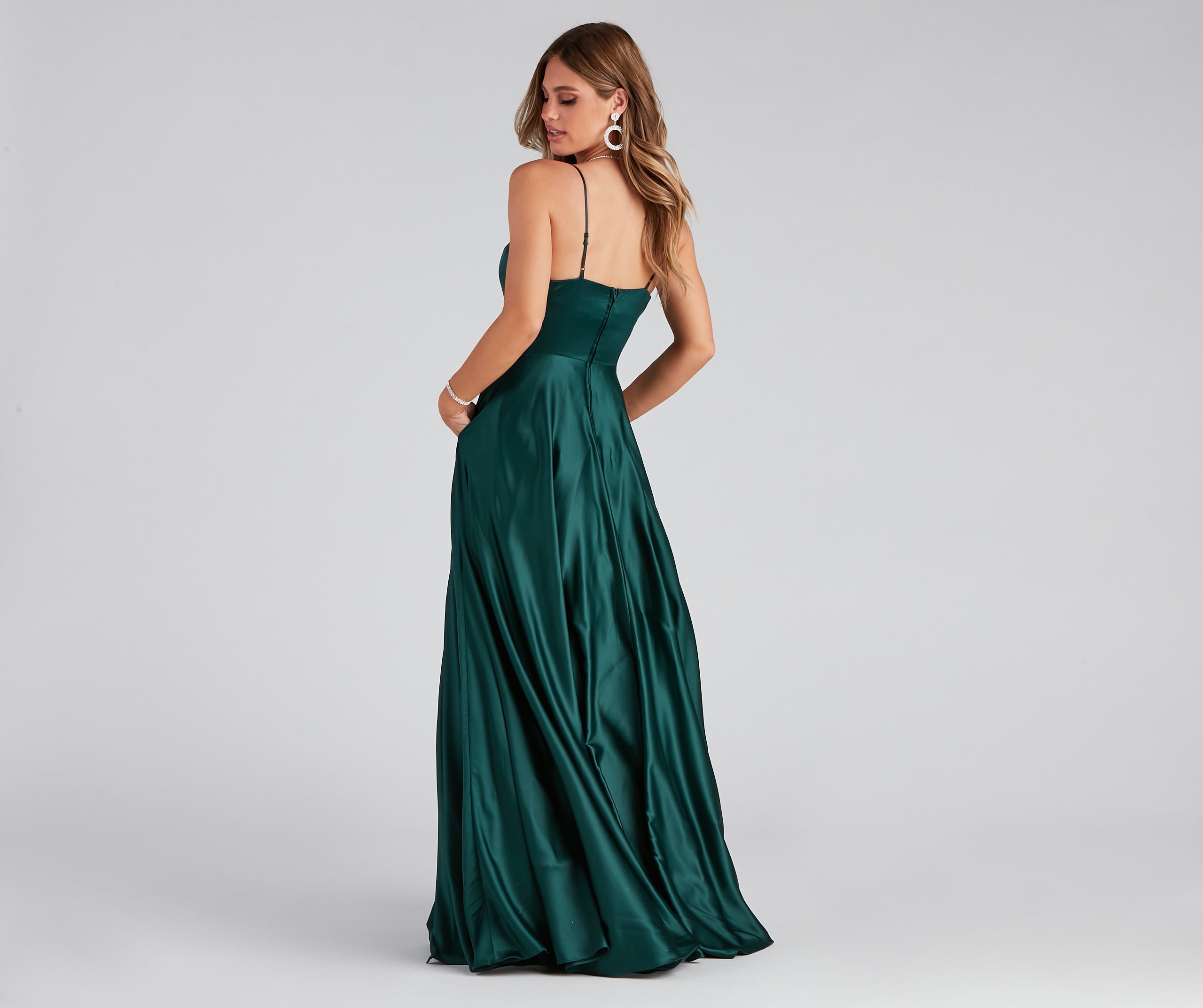 Juliet Formal High Slit Dress - Image 18