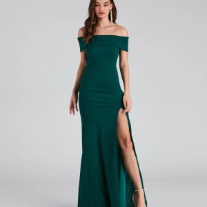 Layci Formal High Slit Dress - Image 1