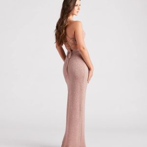 Gloria Formal Glitter Long Dress - Image 22