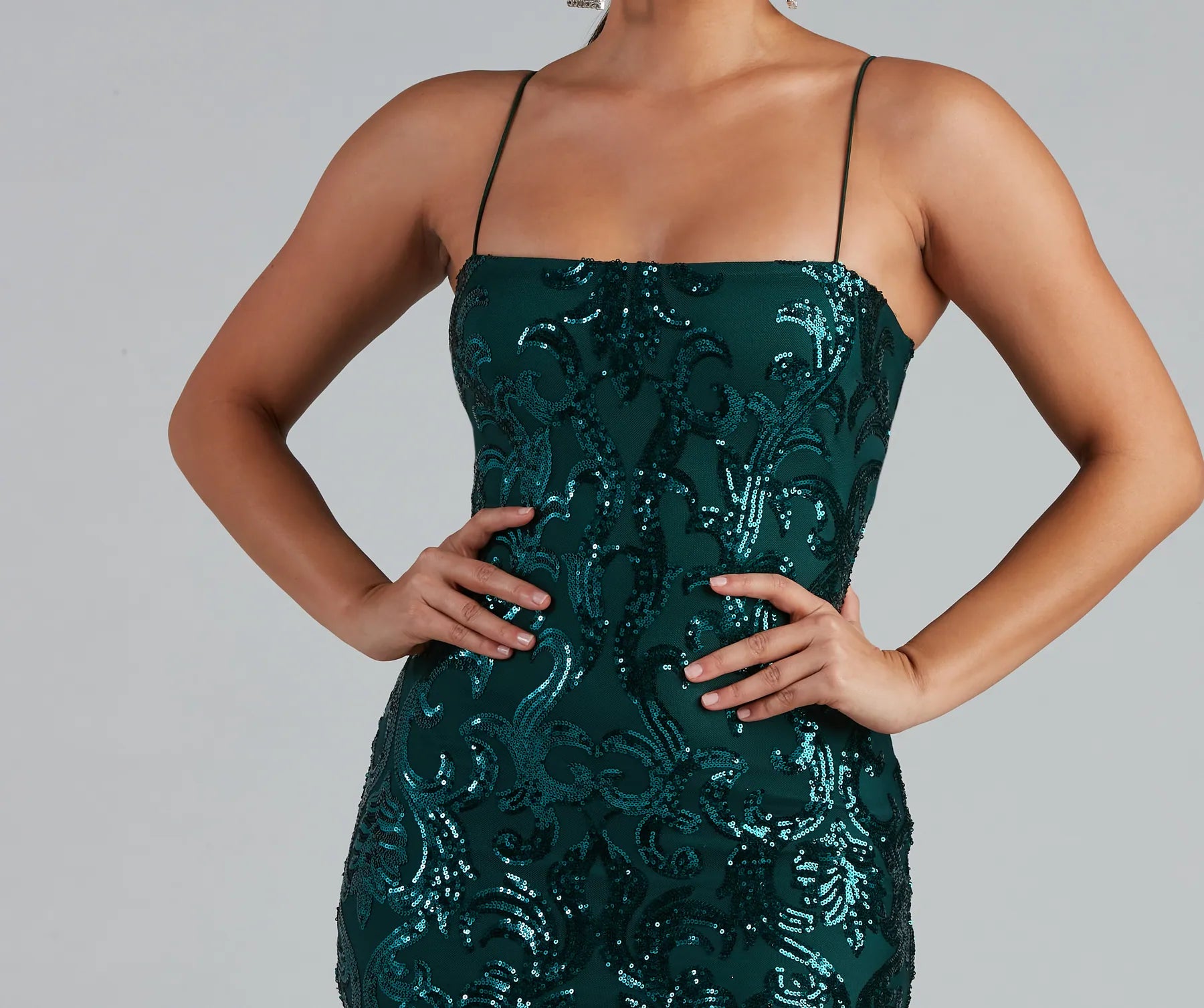 Live It Up Sequin Mini Dress - Image 4