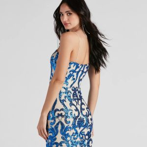 Live It Up Sequin Mini Dress - Image 7