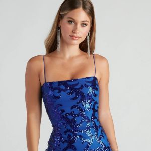 Live It Up Sequin Mini Dress - Image 12