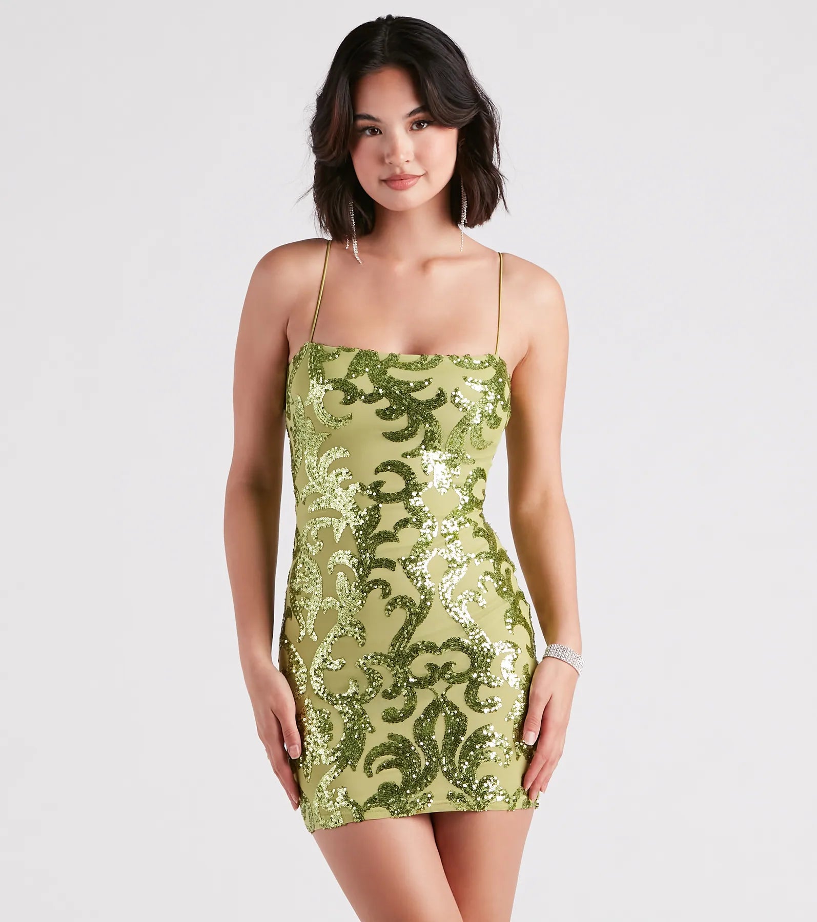 Live It Up Sequin Mini Dress - Image 13