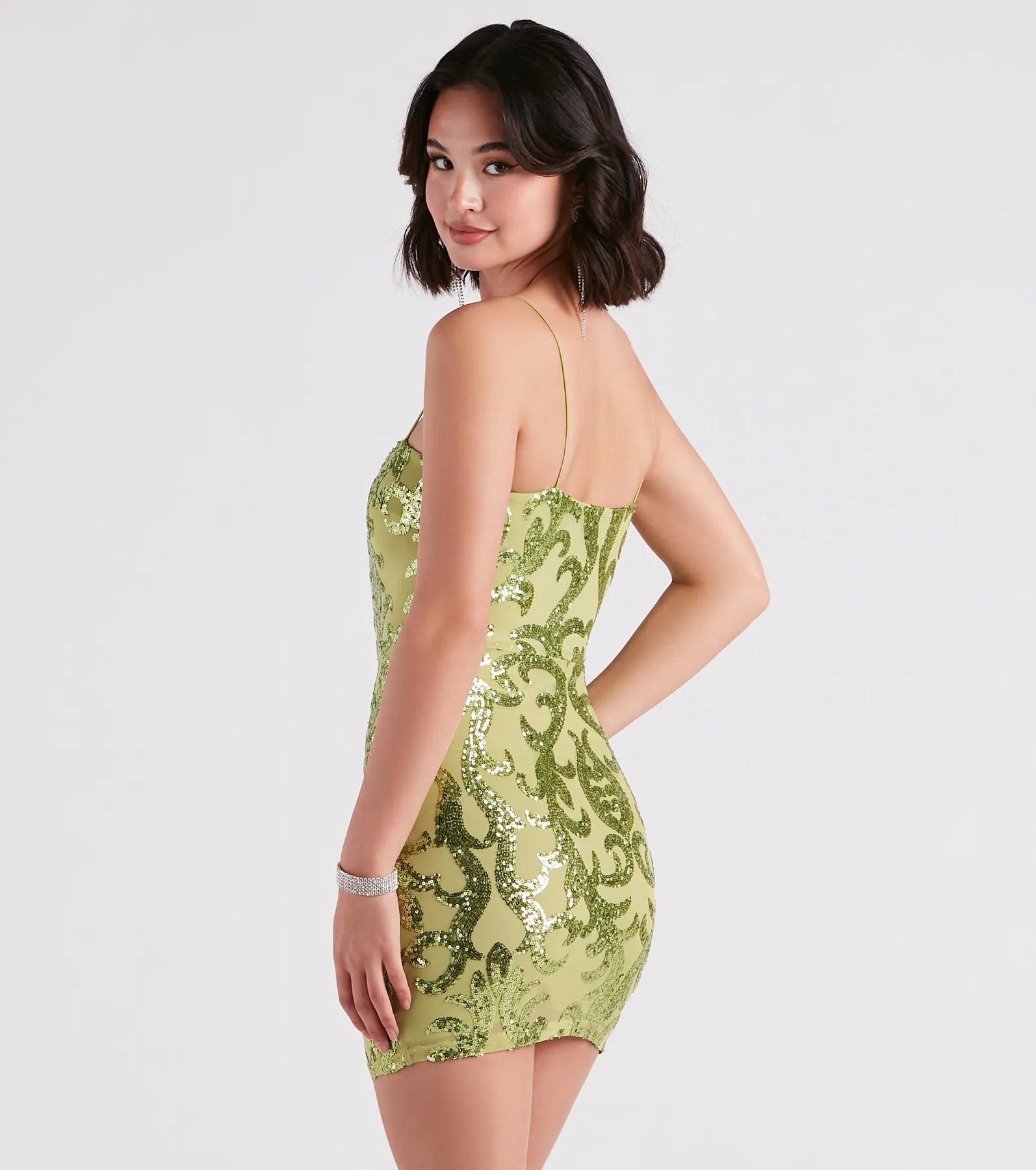 Live It Up Sequin Mini Dress - Image 14