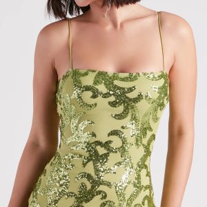 Live It Up Sequin Mini Dress - Image 16